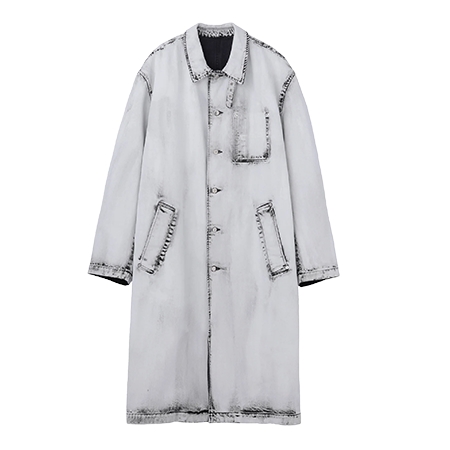 JOHN LAWRENCE SULLIVAN(ジョンローレンスサリバン) コート Bleached denim long coat 1A003-0224-31