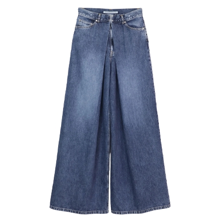 JOHN LAWRENCE SULLIVAN(ジョンローレンスサリバン) デニム Washed denim super wide pants