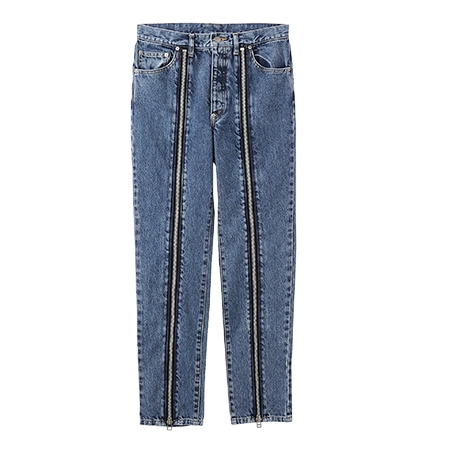 JOHN LAWRENCE SULLIVAN(ジョンローレンスサリバン) デニム Washed denim zipped pants JLS-02-20