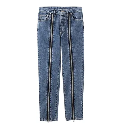 JOHN LAWRENCE SULLIVAN(ジョンローレンスサリバン) デニム Washed denim zipped pants JLS-02-20