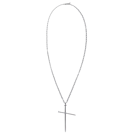 JOHN LAWRENCE SULLIVAN(ジョンローレンスサリバン) ネックレス Crossed nail necklace | Black