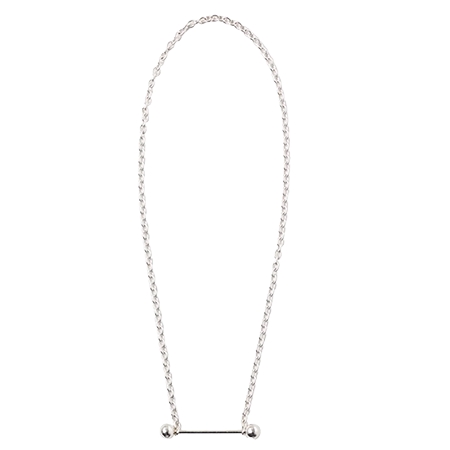 JOHN LAWRENCE SULLIVAN(ジョンローレンスサリバン) ネックレス Straight barbell necklace (long) JLS-09-07