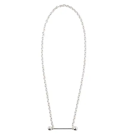 JOHN LAWRENCE SULLIVAN(ジョンローレンスサリバン) ネックレス Straight barbell necklace (long) JLS-09-07