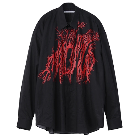 JOHN LAWRENCE SULLIVAN(ジョンローレンスサリバン) シャツ “MAD MUD” shirt | Black