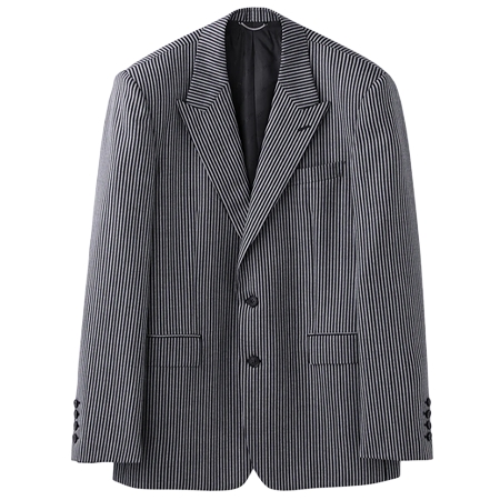 JOHN LAWRENCE SULLIVAN(ジョンローレンスサリバン) スーツ 2B peaked lapel jacket | Black