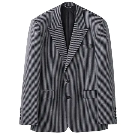 JOHN LAWRENCE SULLIVAN(ジョンローレンスサリバン) スーツ 2B peaked lapel jacket | Black