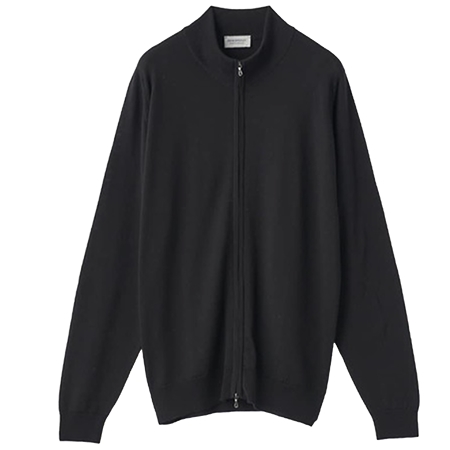 JOHN SMEDLEY(ジョンスメドレー) カーディガン CLAYGATE フルジップアップ長袖カーディガン | CLAYGATE | 24G STANDARD FIT