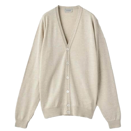 JOHN SMEDLEY(ジョンスメドレー) カーディガン BURLEY Ｖネック長袖カーディガン | BURLEY | 24G STANDARD FIT