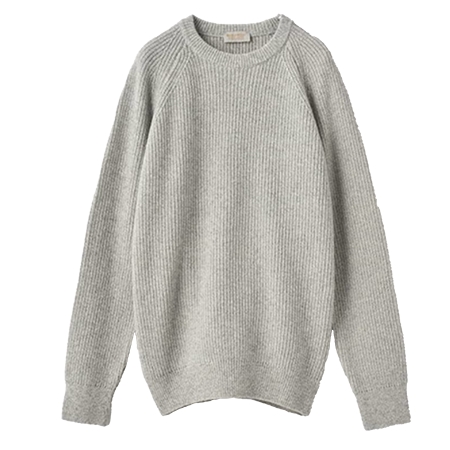 JOHN SMEDLEY(ジョンスメドレー) ニット CONLAN ［Eco Cashmere］カシミヤ混クルーネックリブニットプルオーバー | CONLAN | 7G