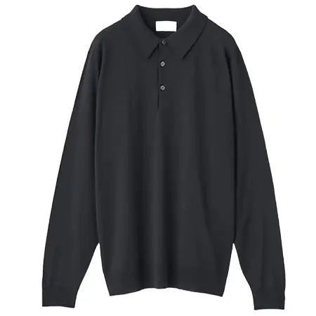 JOHN SMEDLEY(ジョンスメドレー) ポロシャツ KNOLL 長袖ポロシャツ | KNOLL | 30G MODERN FIT