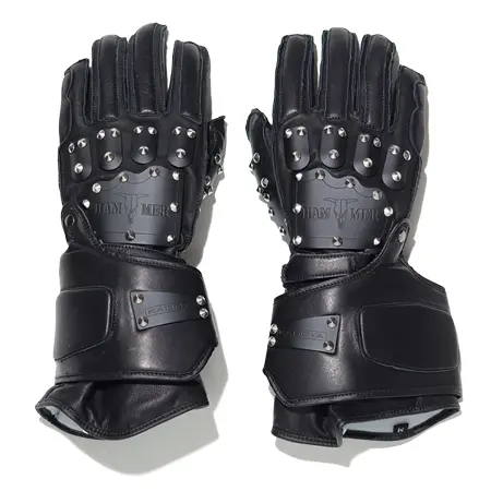 KADOYA(カドヤ) グローブ HAMMER GLOVE-GAUNTLET / BLACK×BLACK