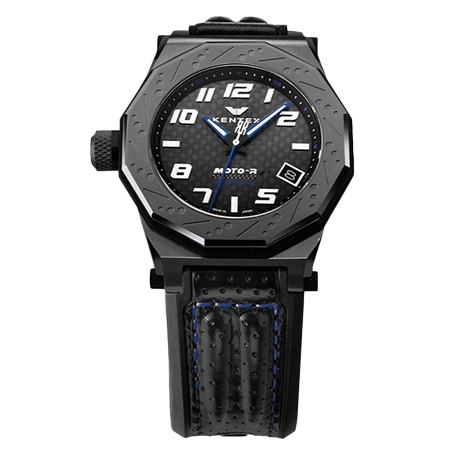 KENTEX(ケンテックス) モトアール MOTO-R three-hand ブラック×ブルー[S787M-05]