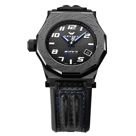 KENTEX(ケンテックス) モトアール MOTO-R three-hand ブラック×ブルー[S787M-05]