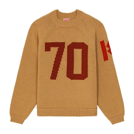 KENZO(ケンゾー) ニット ‘VARSITY’ メリノ ウール ジャンパー