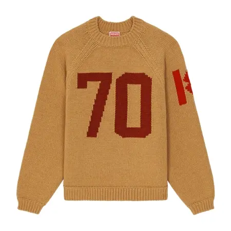 KENZO(ケンゾー) ニット ‘VARSITY’ メリノ ウール ジャンパー