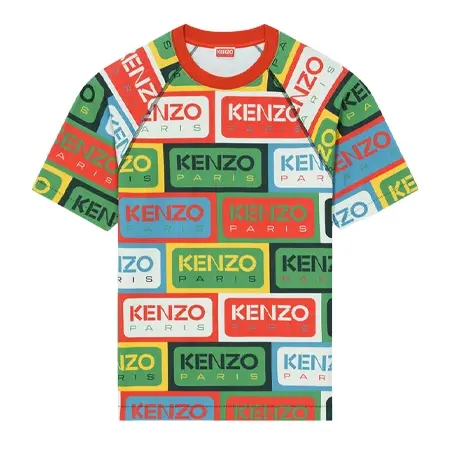 KENZO(ケンゾー) Tシャツ ‘KENZO LABELS’ フィット Tシャツ