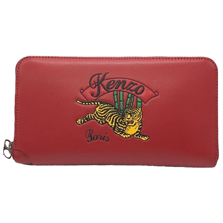 KENZO(ケンゾー) 財布 Jumping Tiger Leather Continental Wallet