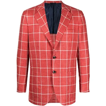 Kiton(キートン) ジャケット ウィンドウペン ジャケット