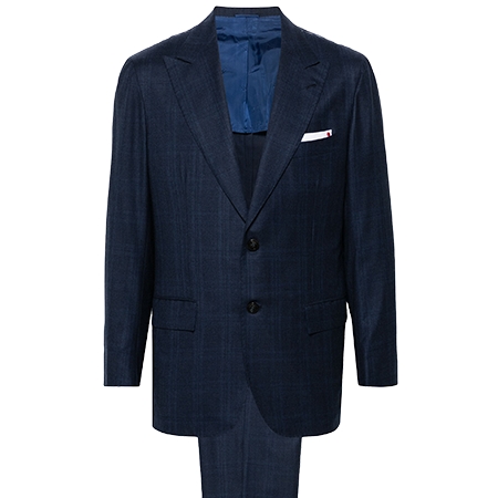 Kiton(キートン) スーツ チェック シングルスーツ