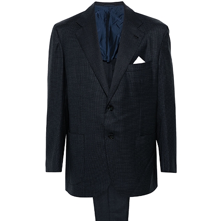 Kiton(キートン) スーツ ハウンドトゥース シングルスーツ