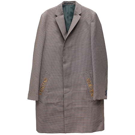 kolor(カラー) コート 千鳥格子柄シングルコート（MEN）[24AW]