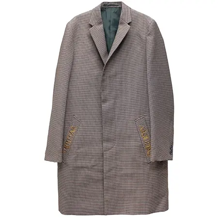 kolor(カラー) コート 千鳥格子柄シングルコート（MEN）[24AW]