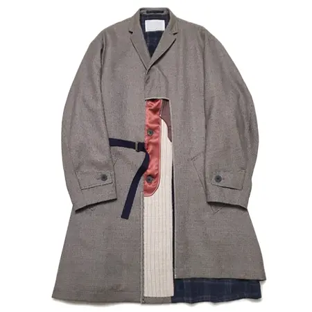 kolor(カラー) コート コーティングフランネルコート
