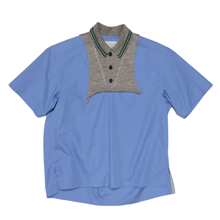 kolor(カラー) シャツ T/C ブロードシャツ