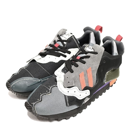 kolor(カラー) 靴 ナイロン×スウェードスニーカー