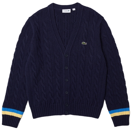 LACOSTE(ラコステ) カーディガン Vネックテニスニットカーディガン