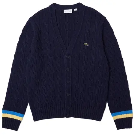 LACOSTE(ラコステ) カーディガン Vネックテニスニットカーディガン