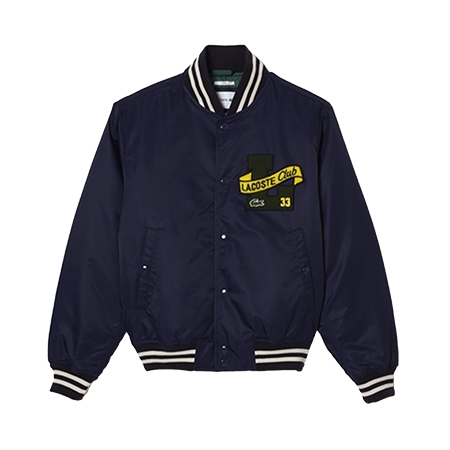 LACOSTE(ラコステ) ジャケット サテンナイロンバーシティジャケット