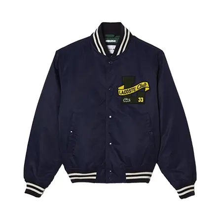 LACOSTE(ラコステ) ジャケット サテンナイロンバーシティジャケット