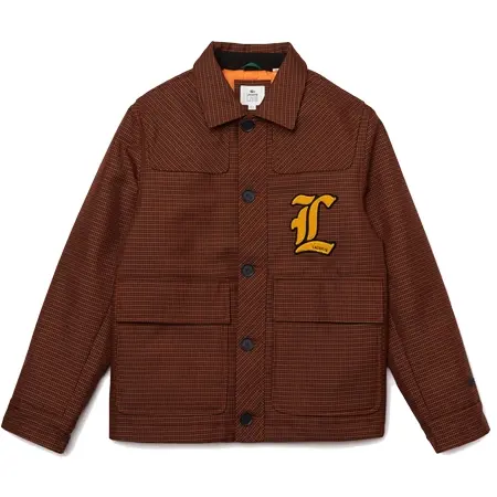 LACOSTE(ラコステ) ジャケット LACOSTE L!VE ウールブレンドハウンドトゥースジャケット