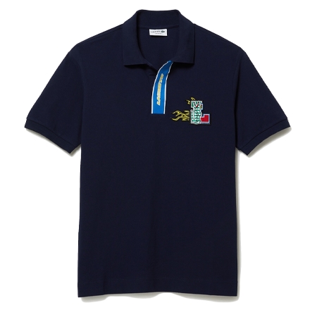 LACOSTE(ラコステ) ポロシャツ コミックグラフィックエンブレムポロシャツ