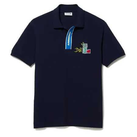 LACOSTE(ラコステ) ポロシャツ コミックグラフィックエンブレムポロシャツ