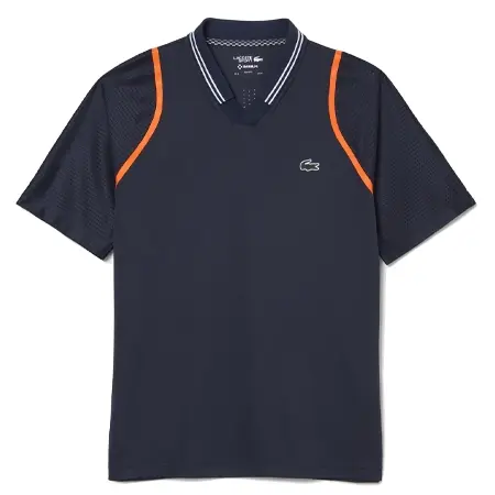 LACOSTE(ラコステ) ポロシャツ 『ダニール・メドベージェフ』スキッパーネックポロシャツ