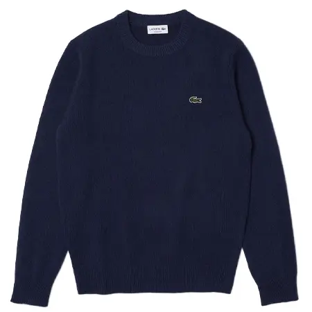 LACOSTE(ラコステ) セーター リサイクルカシミヤクルーネックニットセーター
