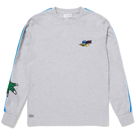LACOSTE(ラコステ) Tシャツ コミックグラフィックジャガードテーピングTシャツ