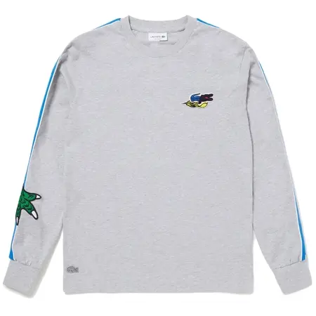 LACOSTE(ラコステ) Tシャツ コミックグラフィックジャガードテーピングTシャツ