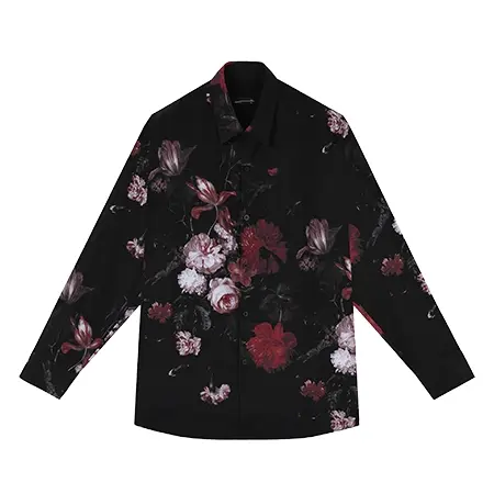 LAD MUSICIAN(ラッドミュージシャン) シャツ OIL PAINTING FLOWER BIG SHIRT