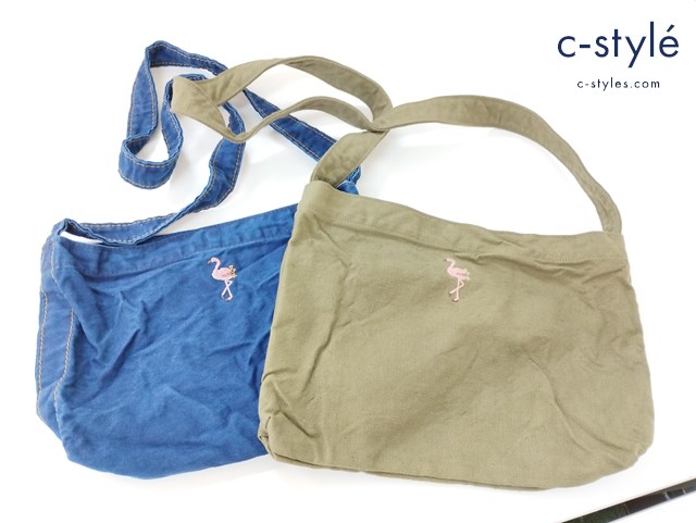 45R フォーティファイブアール ダックの45星バッグ インディゴ カーキ ショルダーバッグ