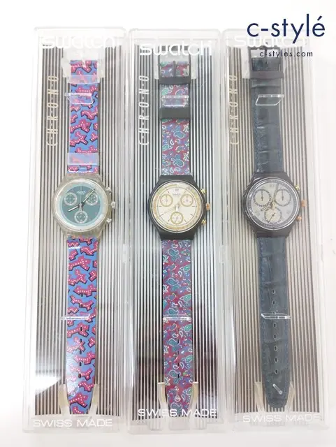 Swatch スウォッチ 腕時計 クォーツ CHRONO クロノ SCB108 Award SCK100 Wild Card SCN104 Timeless Zone 計3点
