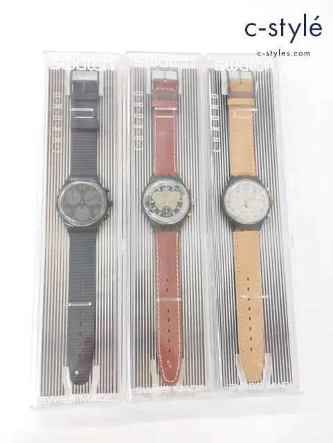Swatch スウォッチ 腕時計 クォーツ CHRONO クロノ Jet Lag SCM102 SIRIO SCM101 MOONSHADOW SCB110 計3点