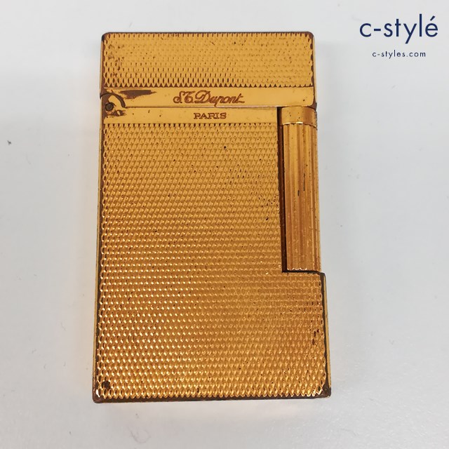 S.T.Dupont デュポン ガスライター LINE2 ゴールド 喫煙具