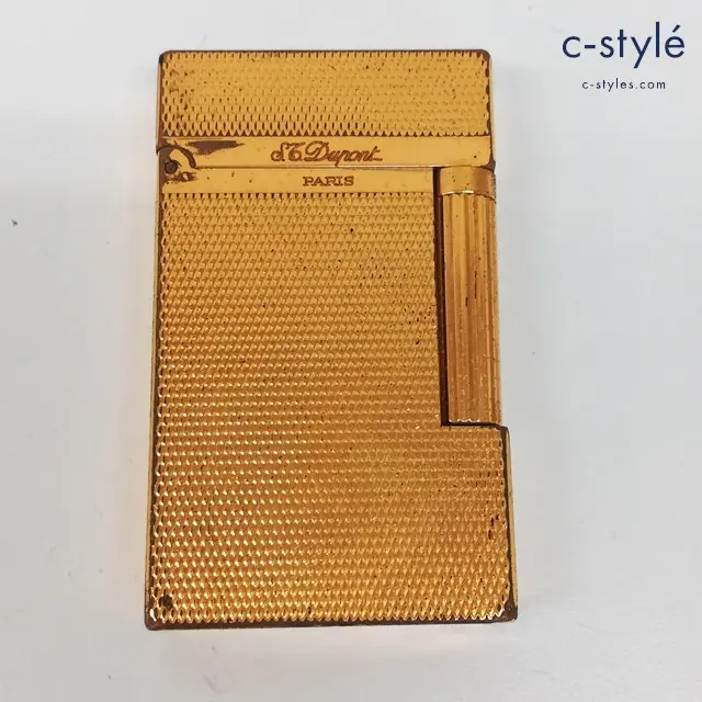 S.T.Dupont デュポン ガスライター LINE2 ゴールド 喫煙具