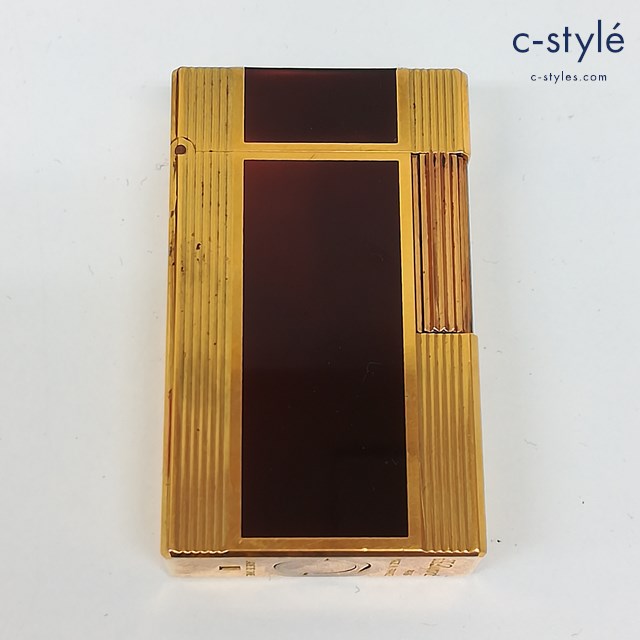 S.T.Dupont デュポン ガスライター ラインI ゴールド 喫煙具