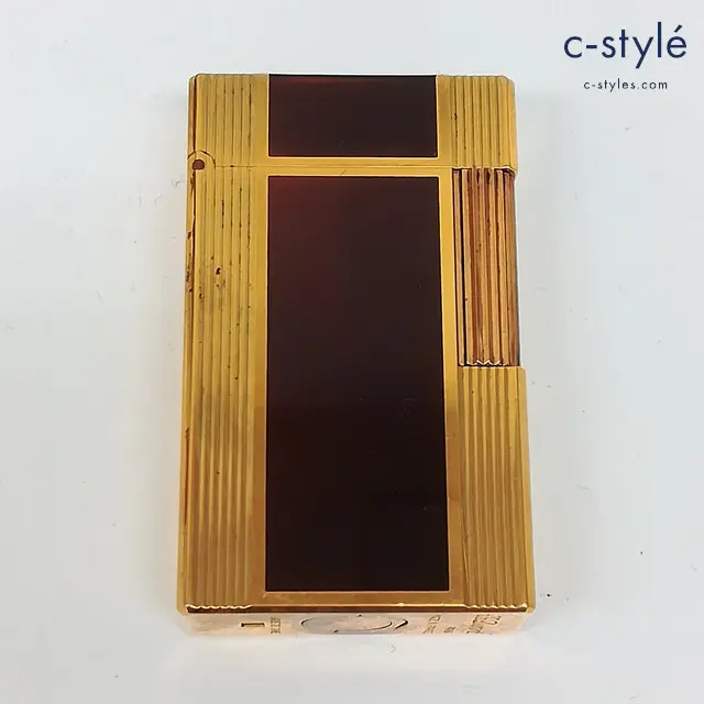 S.T.Dupont デュポン ガスライター ラインI ゴールド 喫煙具