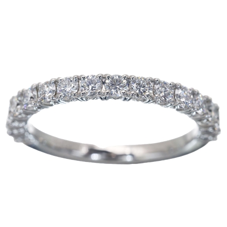 NIWAKA(ニワカ)(俄) ダイヤモンド ハーフエタニティリング Pt950 久遠