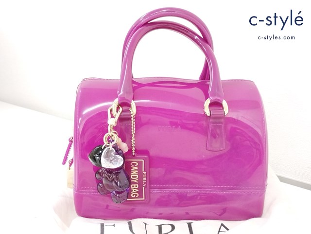 FURLA フルラ キャンディバッグ パープル系 レディース